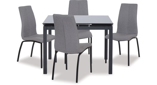 Liffey Extension Dining Table & Asama Chairs x 4